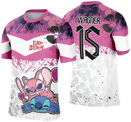 Camisa de Interclasse Stitch 2025 - Arte Vetor Template