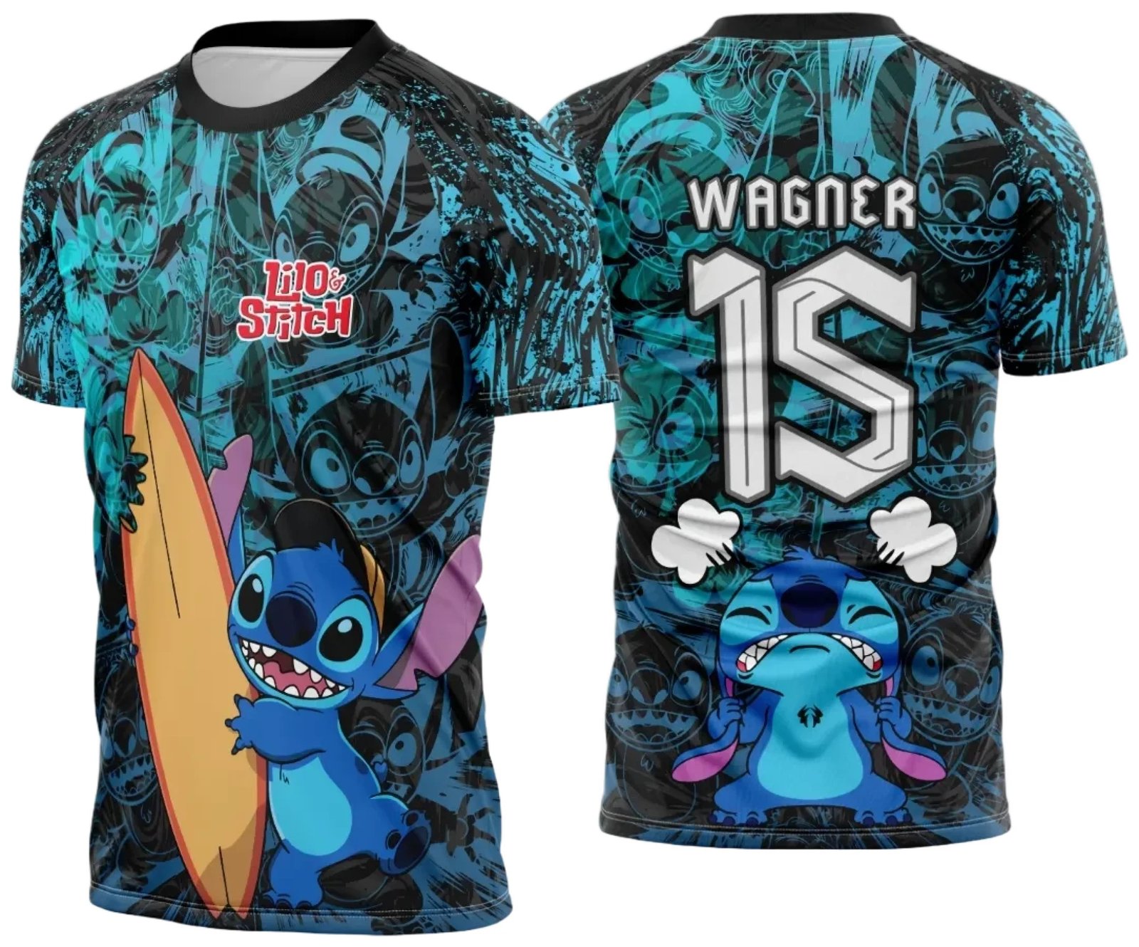 Camisa de Interclasse Stitch 2025 - Arte Vetor Template