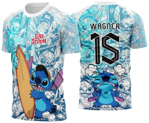 Camisa de Interclasse Stitch 2025 - Arte Vetor Template