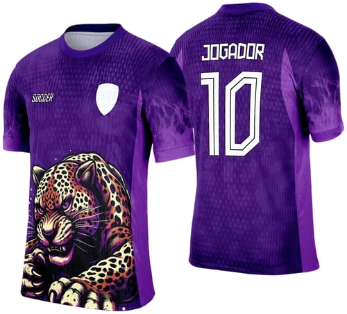 Camisa de Interclasse Onça 2025 - Arte Vetor Template