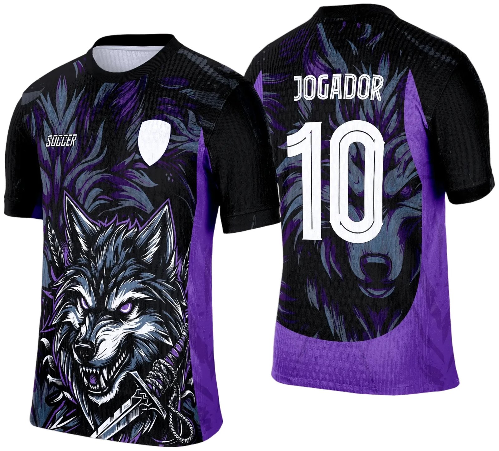 Camisa de Interclasse Lobo 2025 - Arte Vetor Template