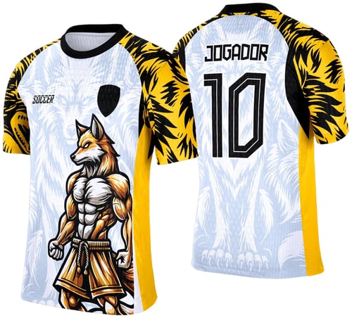 Camisa de Interclasse Raposa 2025 - Arte Vetor Template