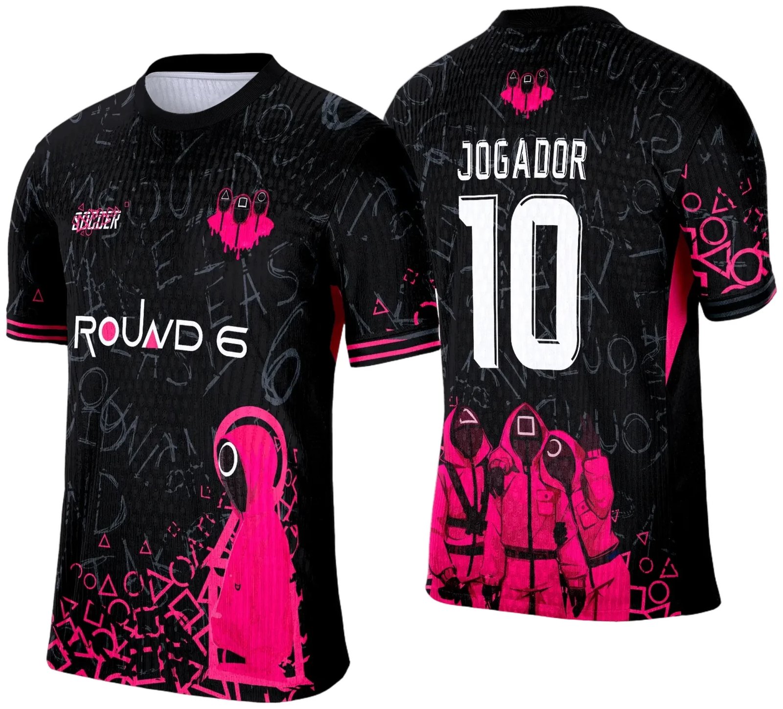 Camisa de Interclasse Round Six 2025 - Arte Vetor Template