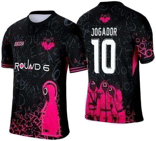 Camisa de Interclasse Round Six 2025 - Arte Vetor Template