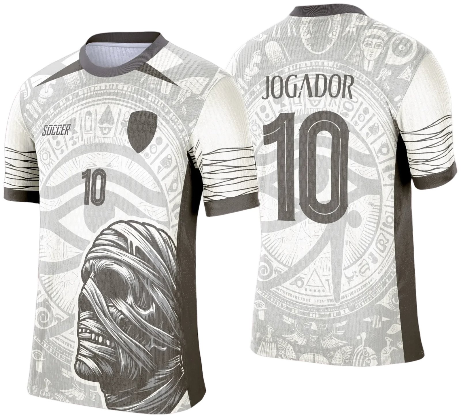 Camisa de Interclasse Múmia 2025 - Arte Vetor Template