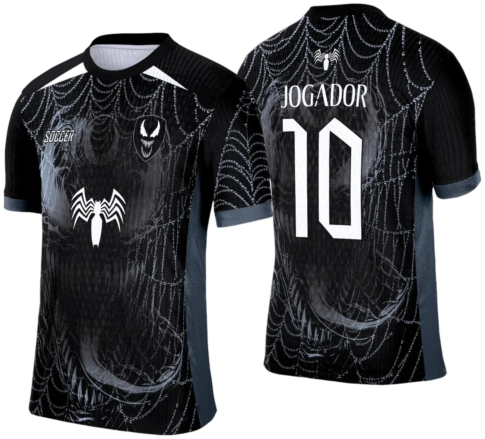 Camisa de Interclasse Venom 2025 - Arte Vetor Template