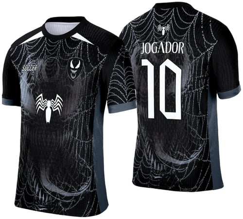 Camisa de Interclasse Venom 2025 - Arte Vetor Template