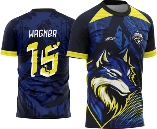 Arte Vetor Camisa Interclasse Lobo Sonic 2025