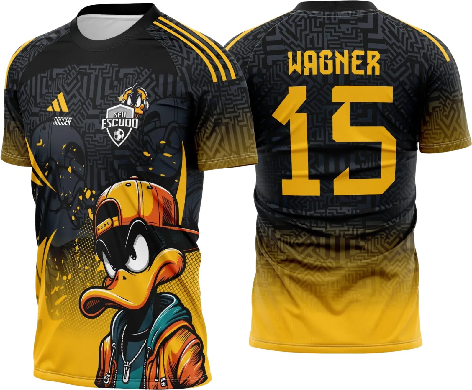 Arte Vetor Camisa Interclasse Patolino - Pato Donald 2025