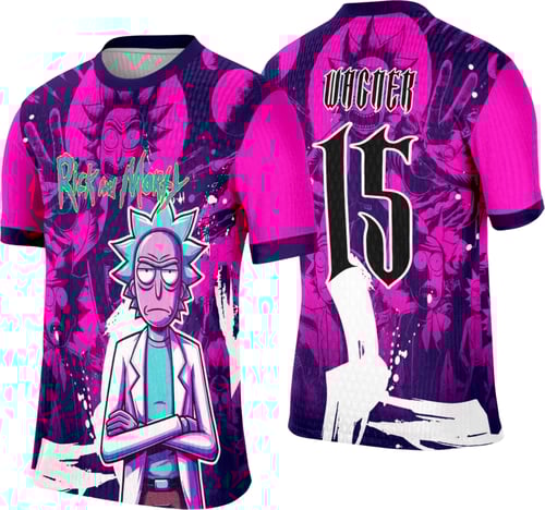 Arte Template Camisa Interclasse Rick and Morty - 0032