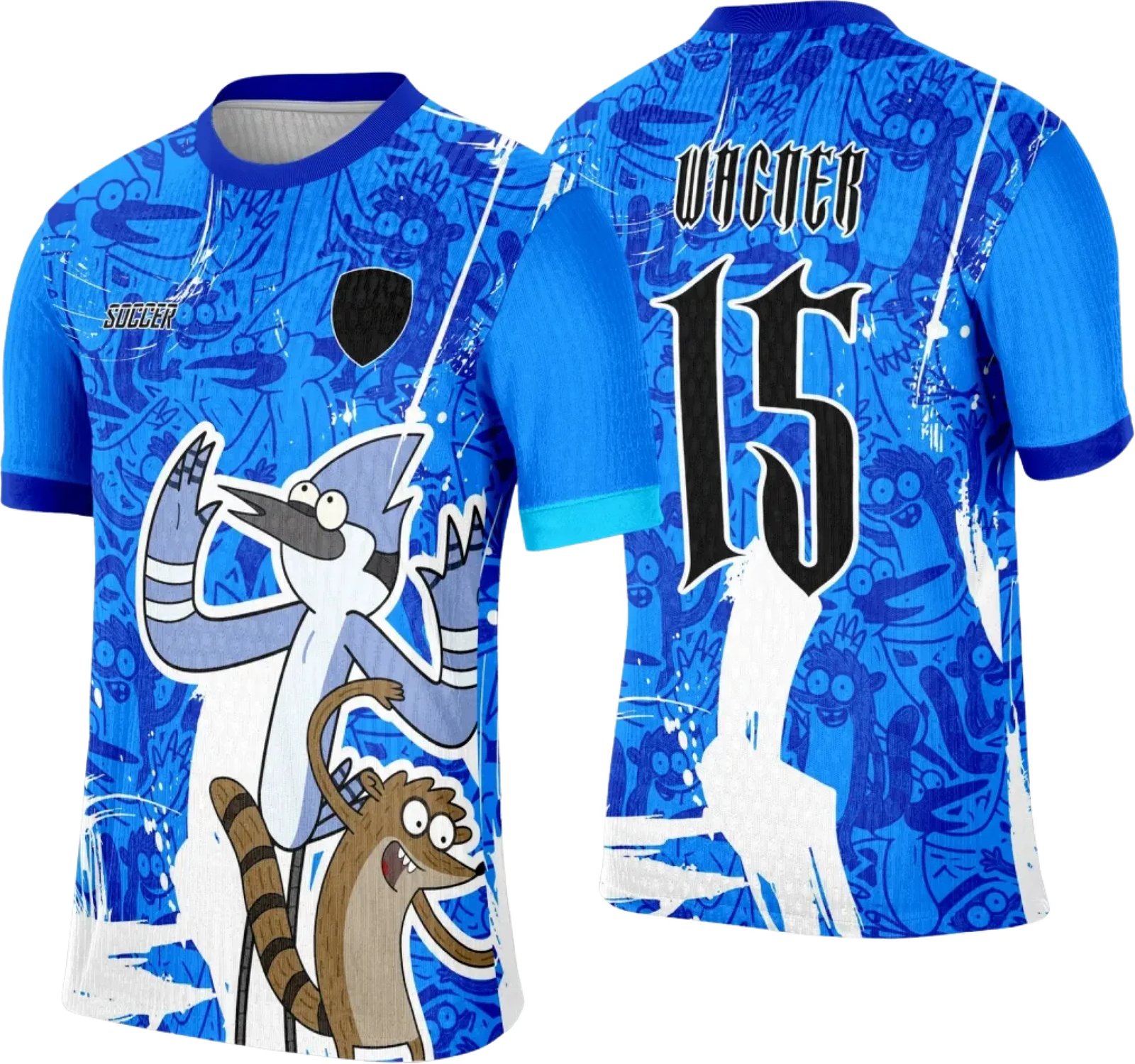 Arte Template Camisa Interclasse Regular Show - 0033