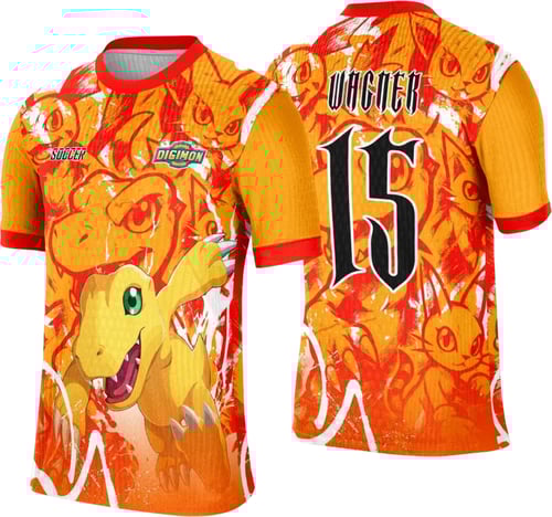 Arte Template Camisa Interclasse Digimon - 0056