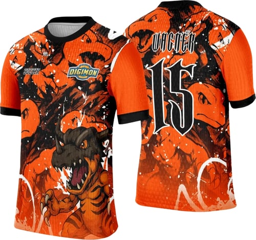 Arte Template Camisa Interclasse Digimon - 0057