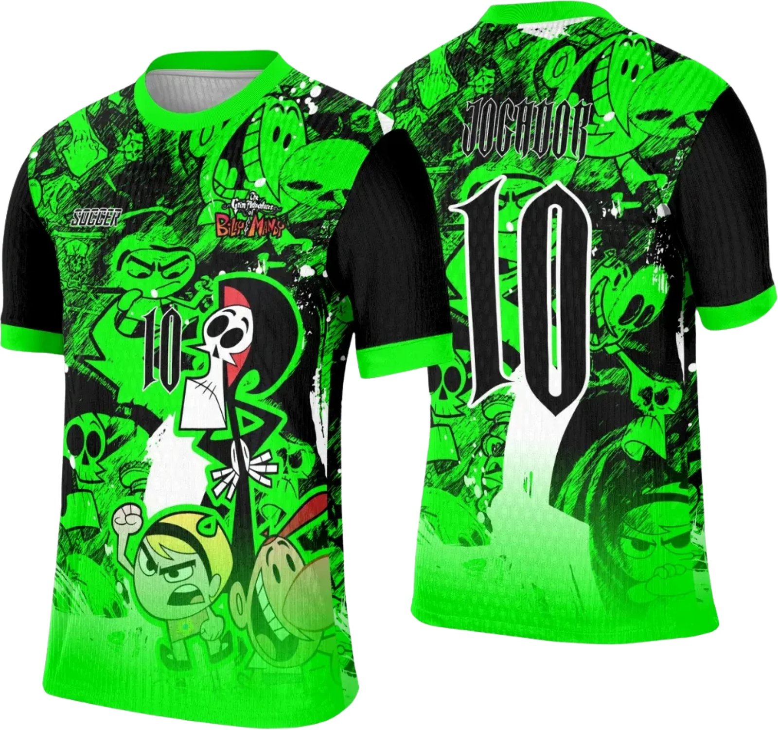 Arte Template Camisa Interclasse Billy e Mandy - 0063