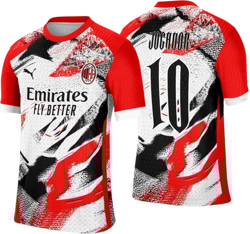 Arte Template Camisa Interclasse AC Milan - 0070