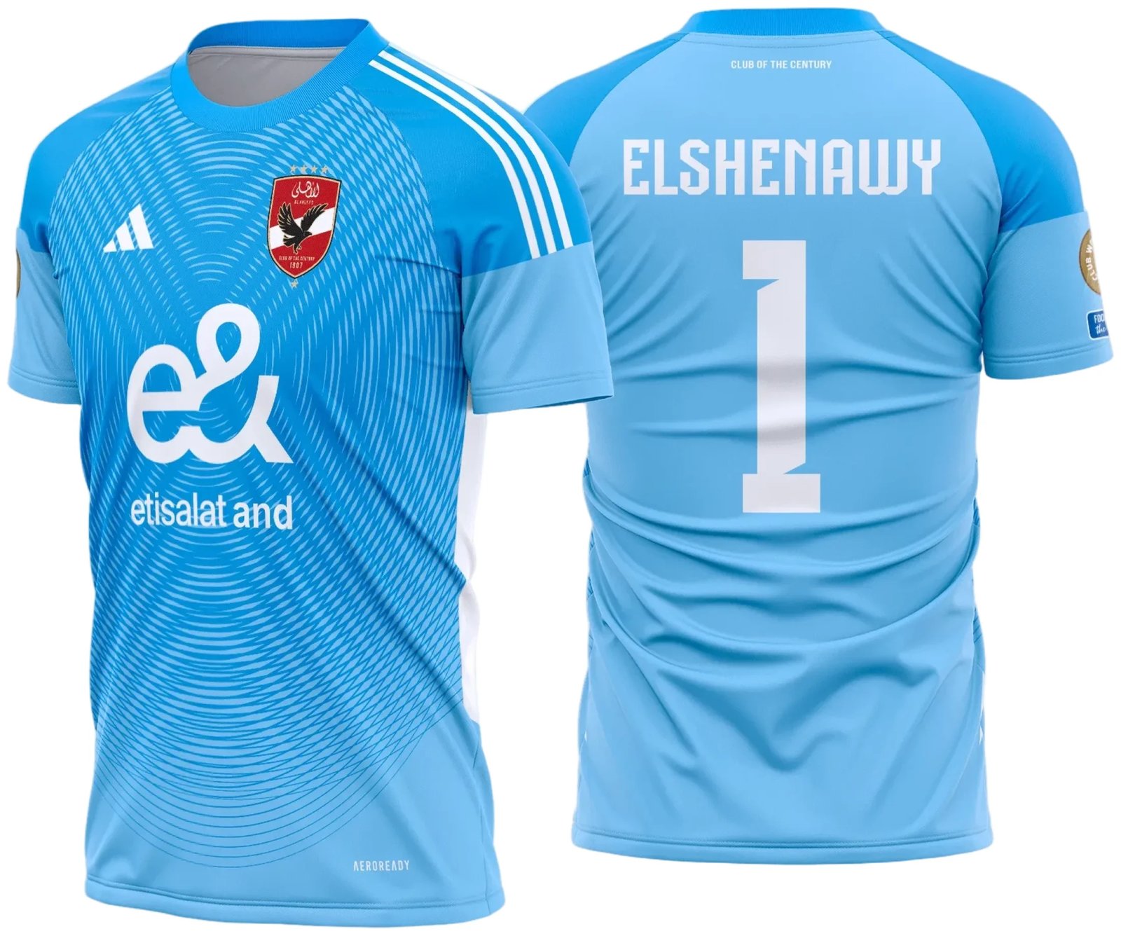 Arte Estampa Camisa Al Ahly 2025 - 2026
