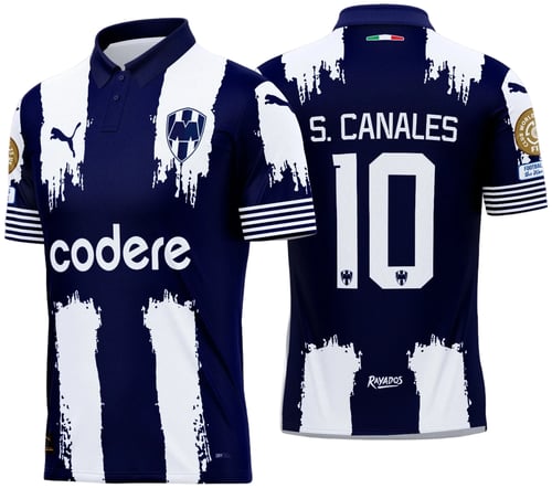 Arte Estampa Camisa Monterrey Titular 2025 - 2026