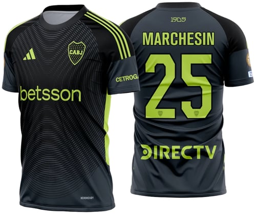 Arte Estampa Camisa Boca Juniors Goleiro 2025 - 2026