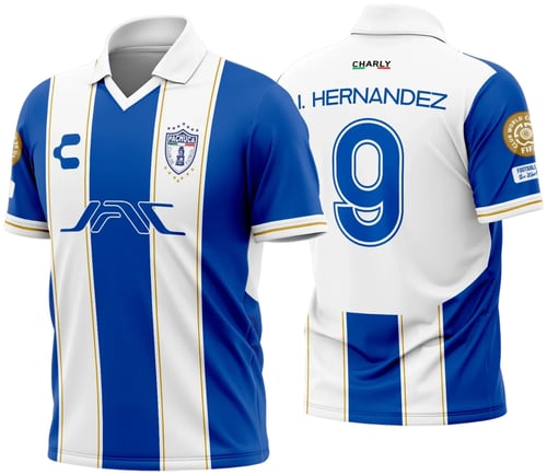 Arte Estampa Camisa Pachuca Titular 2025 - 2026