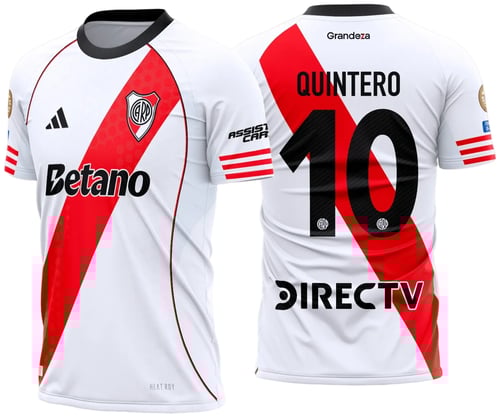 Arte Estampa Camisa River Plate Titular 2025 - 2026