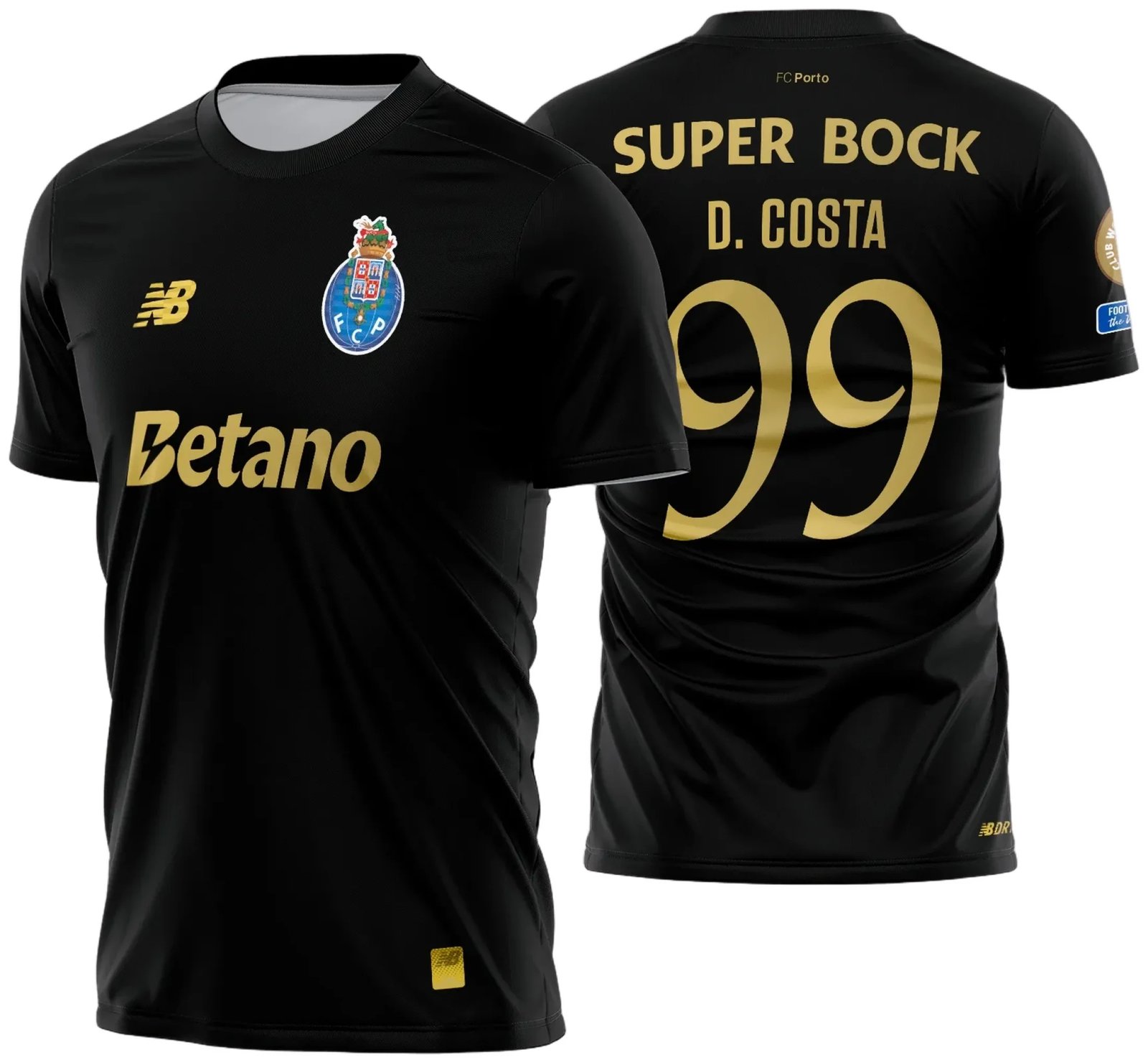 Arte Estampa Camisa Porto FC Goleiro 2025 - 2026