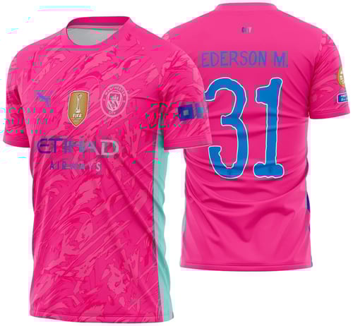 Arte Estampa Camisa Manchester City Goleiro 2025 - 2026
