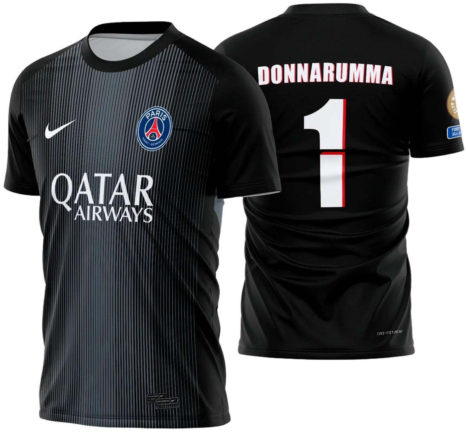 Arte Estampa Camisa PSG Goleiro 2025 - 2026