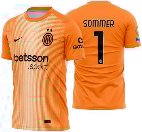 Arte Estampa Camisa Inter de Milão Goleiro 2025 - 2026