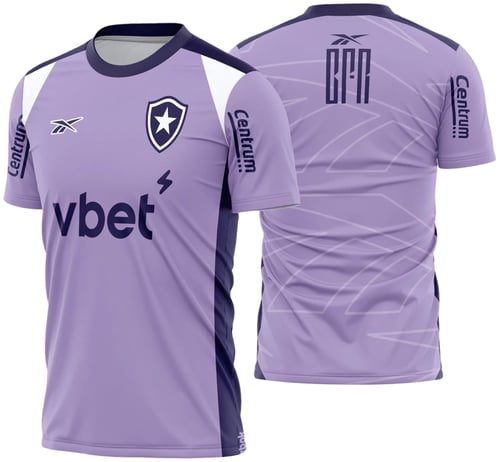 Arte Estampa Camisa Botafogo Treino 2025 - 2026