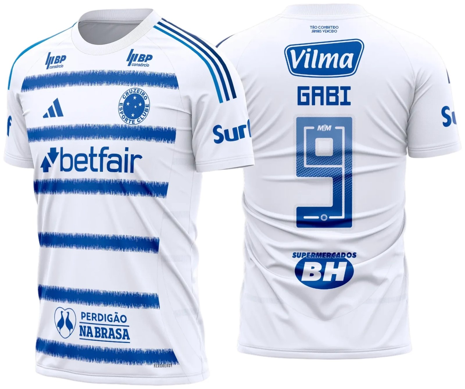 Arte Estampa Camisa Cruzeiro Reserva 2025 - 2026