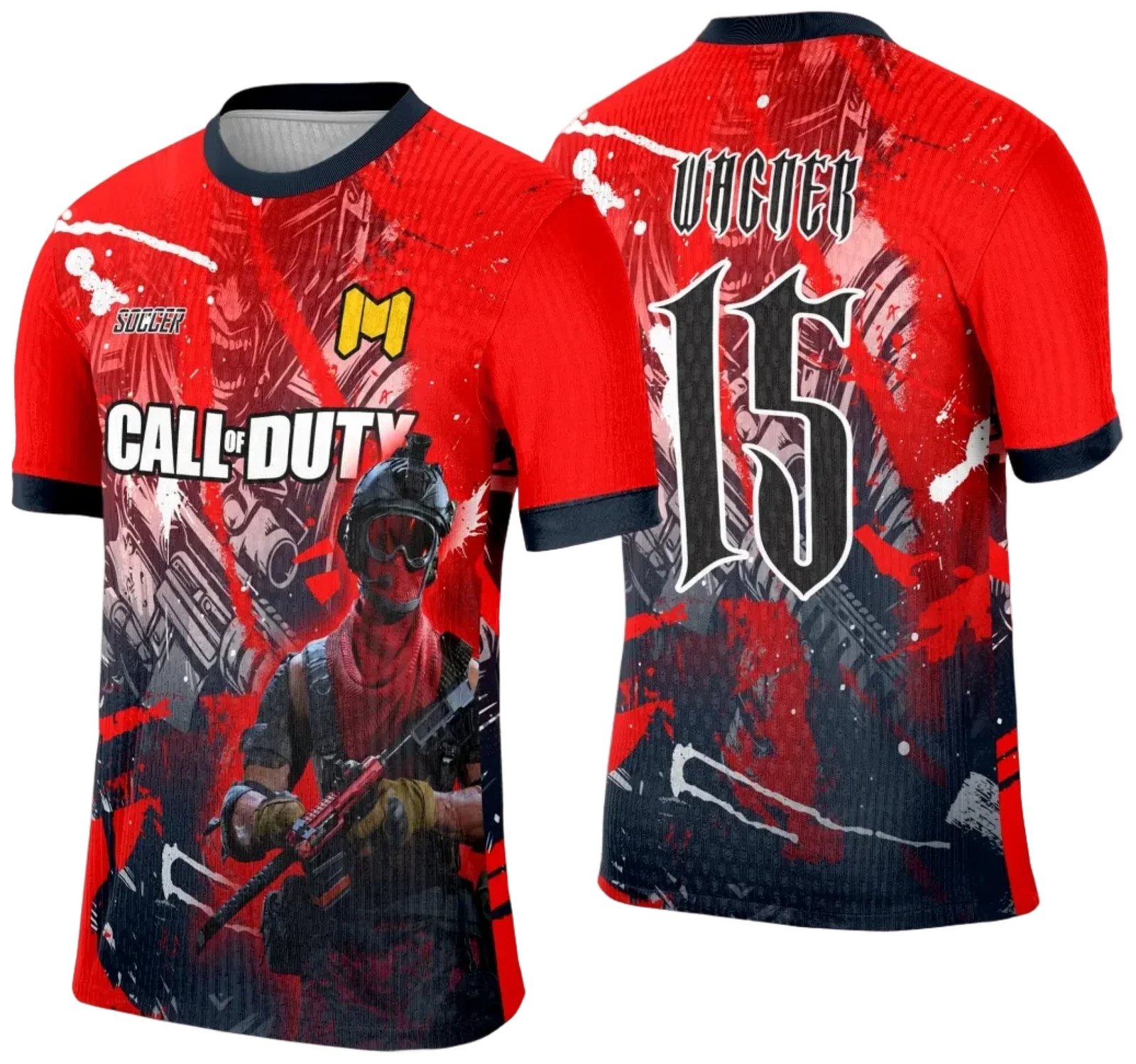 Arte Template Camisa Interclasse Game Call of Duty - 0124