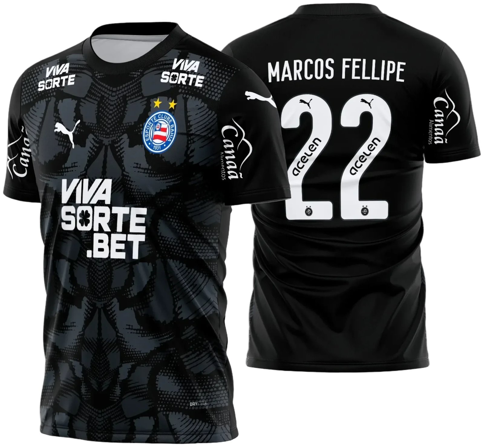 Arte Vetor Camisa Bahia Goleiro 2025 - 2026
