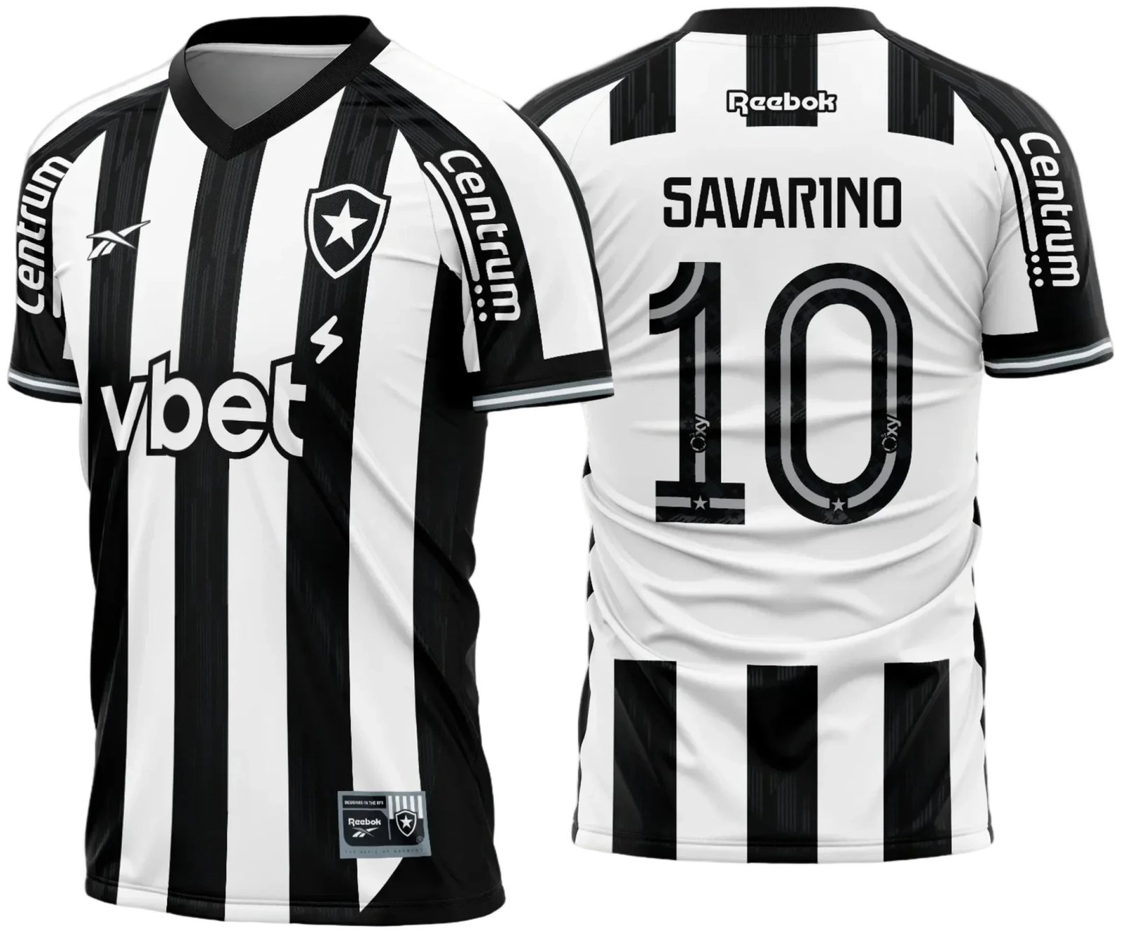 Arte Vetor Camisa Botafogo Titular 2025 - 2026