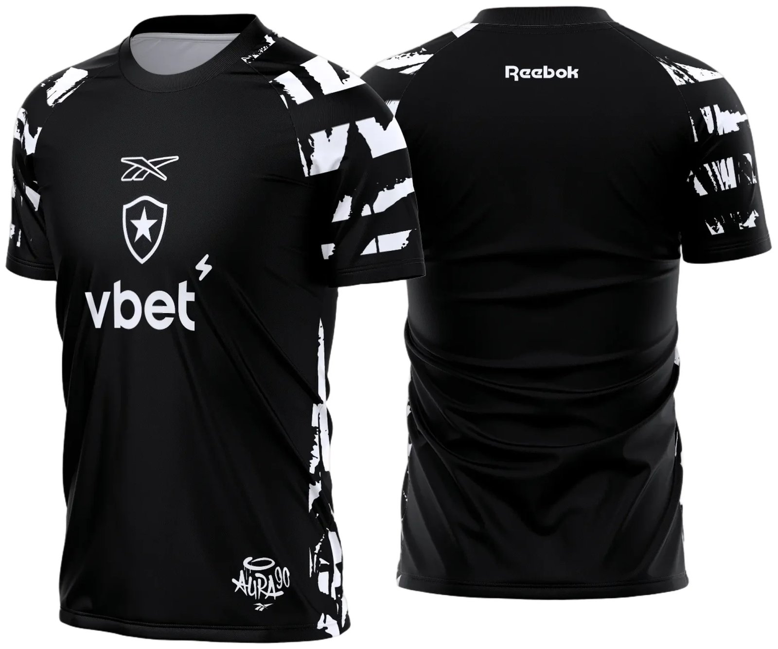 Arte Vetor Camisa Botafogo Pré-Jogo 2025 - 2026