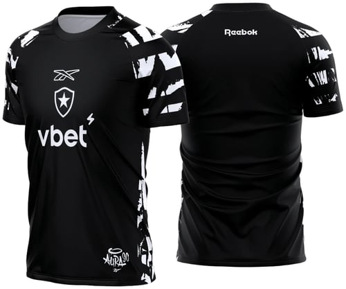 Arte Vetor Camisa Botafogo Pré-Jogo 2025 - 2026