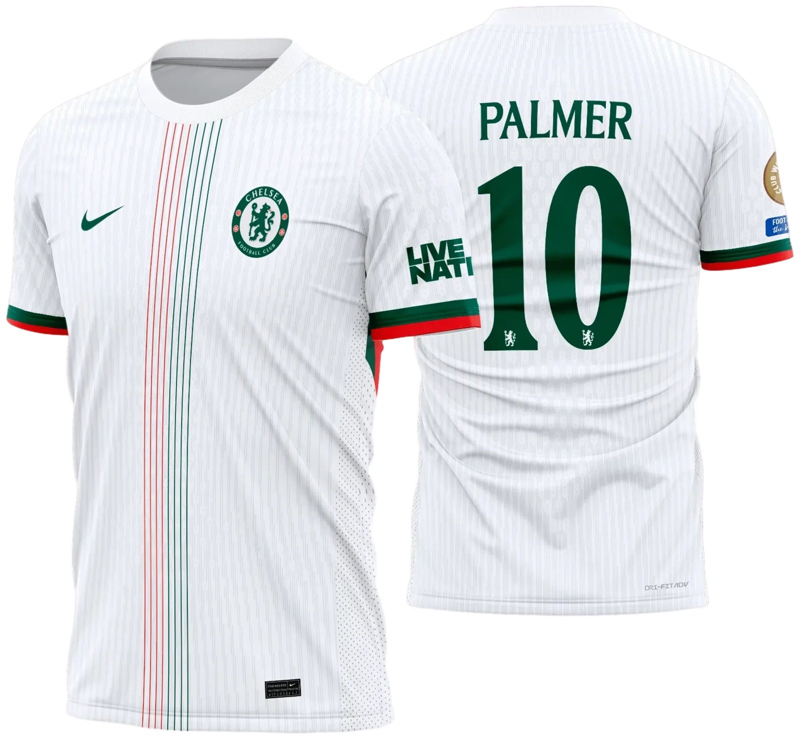 Arte Estampa Camisa Chelsea Reserva 2025 - 2026