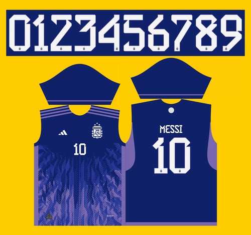 Arte Vetor Camisa Argentina Reserva 2022-23