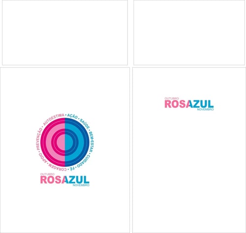 Arte Vetor Camisa Outubro Rosa Novembro Azul 2023