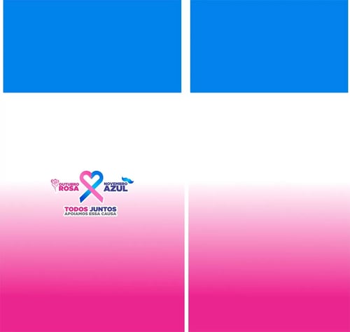 Arte Vetor Camisa Outubro Rosa Novembro Azul 2023 M8
