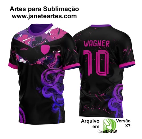 Arte Vetor Camisa Floral Cobra InterClasse 2023 Modelo 5
