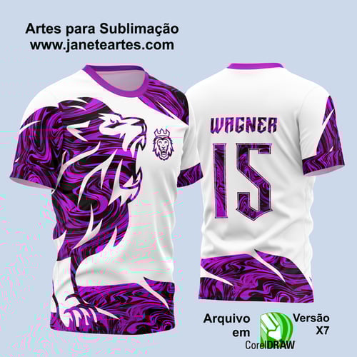 Arte Vetor Camisa Para InterClasse Leão Liquido Rosa