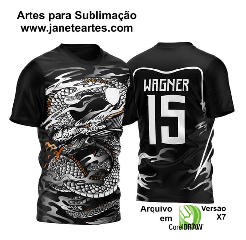 Arte Vetor Camisa Para InterClasse Dragão Venus 2023