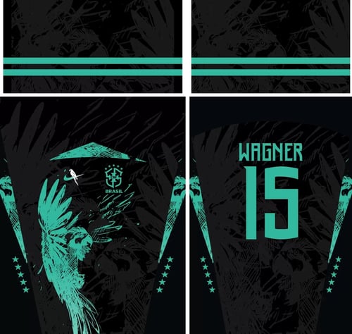 Arte Vetor Camisa Para InterClasse Arara do Brasil 2023