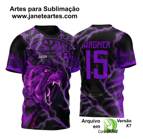 Arte Vetor Camisa Para InterClasse Urso Feroz Celta 2023 Modelo 3