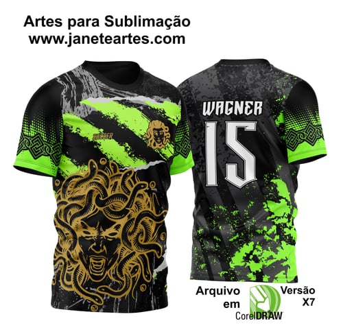 Arte Vetor Camisa Para InterClasse Medusa em Furia 2023 Modelo 02