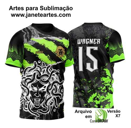 Arte Vetor Camisa Para InterClasse Medusa em Furia 2023 Modelo 03
