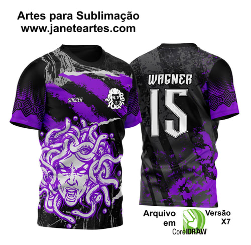 Arte Vetor Camisa Para InterClasse Medusa em Furia 2023 Modelo 04