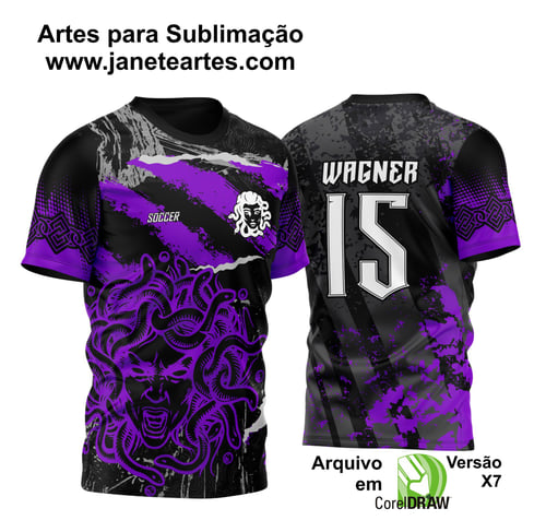 Arte Vetor Camisa Para InterClasse Medusa em Furia 2023 Modelo 05