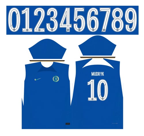 Arte Vetor Camisa Chelsea Titular 2023-24