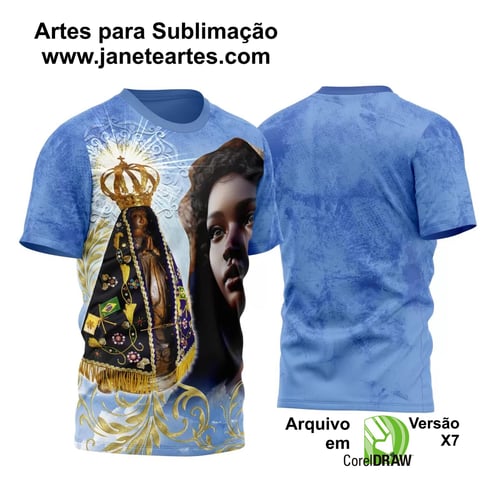 Arte Vetor Camisa Nossa Senhora Aparecida